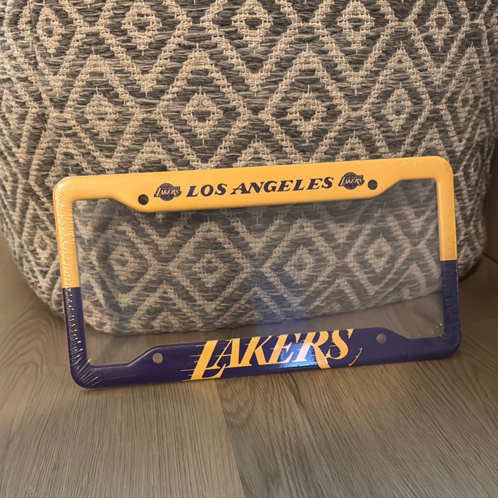 Los Angeles Lakers License Plate Frame 💜💛
